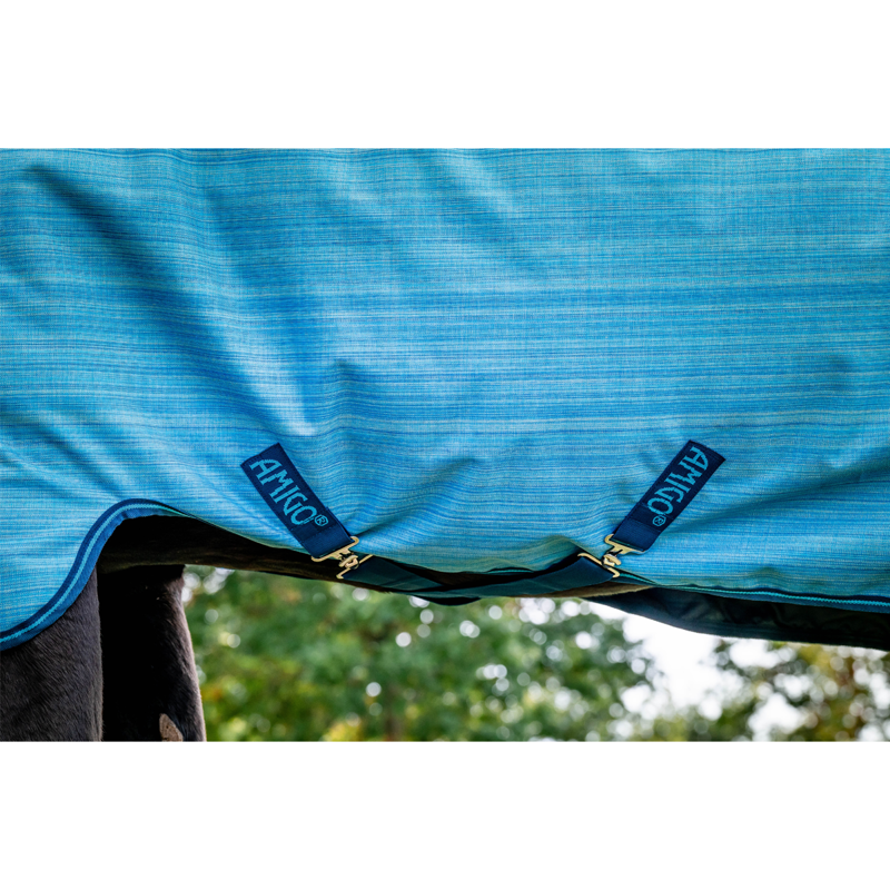 Horseware Amigo Hero 900 Revive Plus Turnout Rug - Ocean Blue/Navy/Electric Blue-5